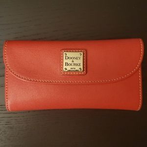 Dooney and Bourke Red Continental Wallet